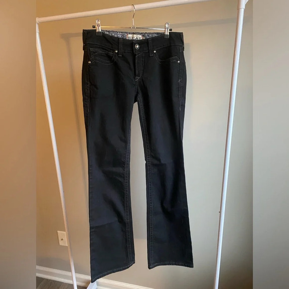 Ariat Women's Black Boot Cut Jeans - Picture 2 of 7